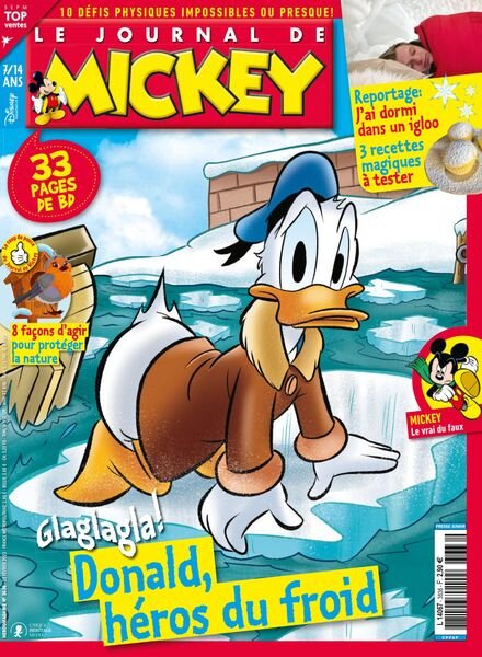 Le Journal de Mickey – 23 Fevrier 2022 Cover