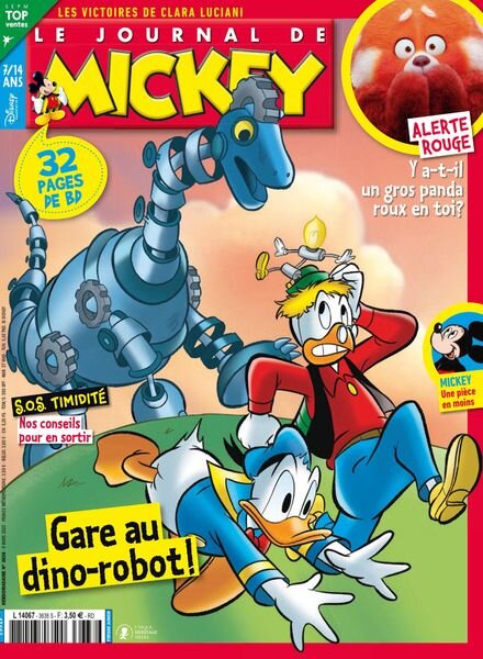 Le Journal de Mickey – 9 Mars 2022 Cover