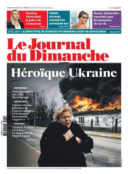 Le Journal du Dimanche – 06 mars 2022 Cover