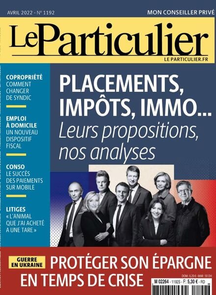 Le Particulier – Avril 2022 Cover