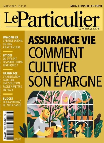 Le Particulier – Mars 2022 Cover