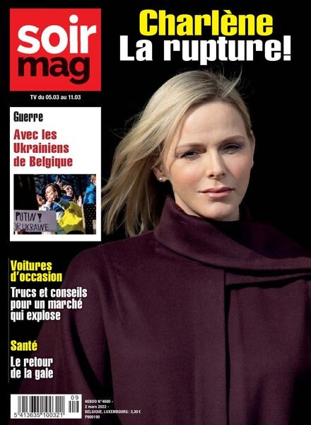 Le Soir Magazine – 04 mars 2022 Cover