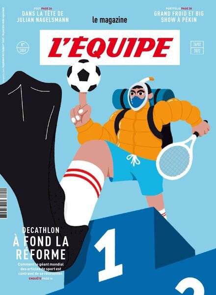 L’Equipe Magazine – 26 Fevrier 2022 Cover