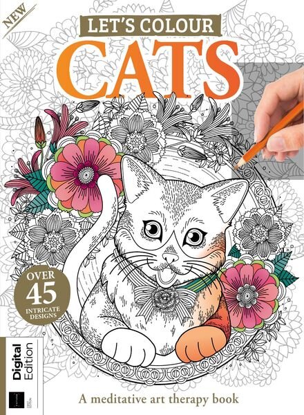 Let’s Colour – Cats – 1st Edition 2022 Cover