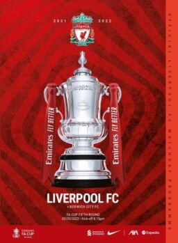 Liverpool FC Programmes – vs Norwich City FAC – 2 March 2022