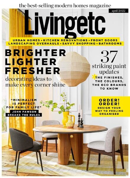 Living Etc UK – April 2022 Cover