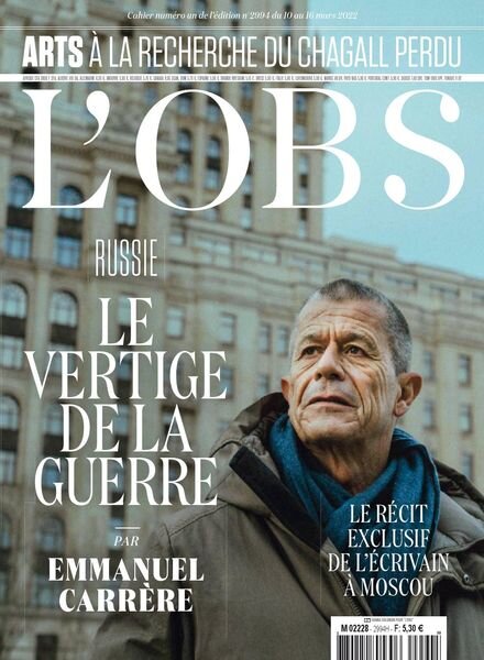 L’Obs – 10 Mars 2022 Cover
