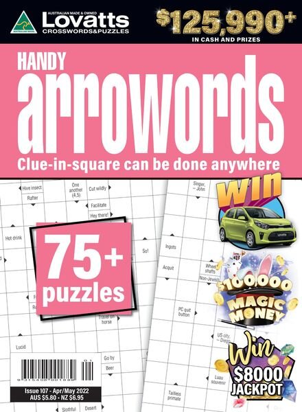Lovatts Handy Arrowords – March 2022 Cover