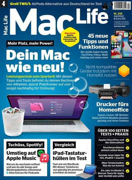 Mac Life Germany – April 2022 Cover