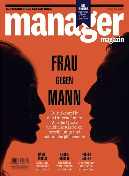 Manager Magazin – Marz 2022 Cover
