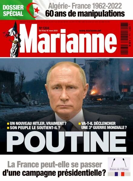 Marianne – 10 Mars 2022 Cover