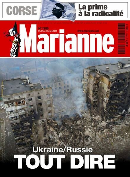 Marianne – 24 Mars 2022 Cover