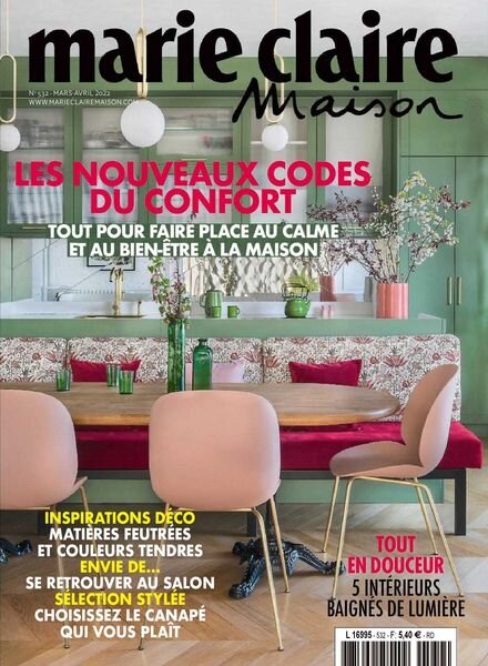Marie Claire Maison France – mars 2022 Cover