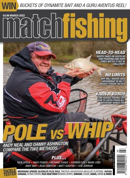 Match Fishing – March 2022 Cover
