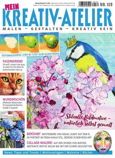 Mein Kreativ-Atelier – Nr 129 2022 Cover