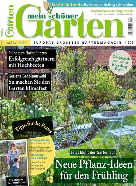 Mein schoner Garten – Marz 2022 Cover