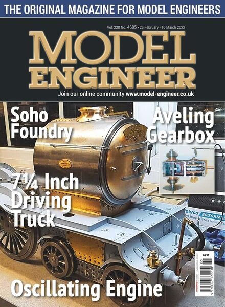 Model Engineer – Issue 4685 – 25 February 2022 Cover