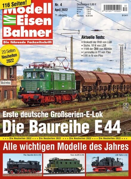 ModellEisenBahner – April 2022 Cover