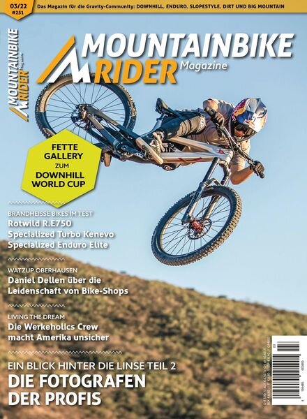 Mountainbike Rider Magazine – Februar 2022 Cover