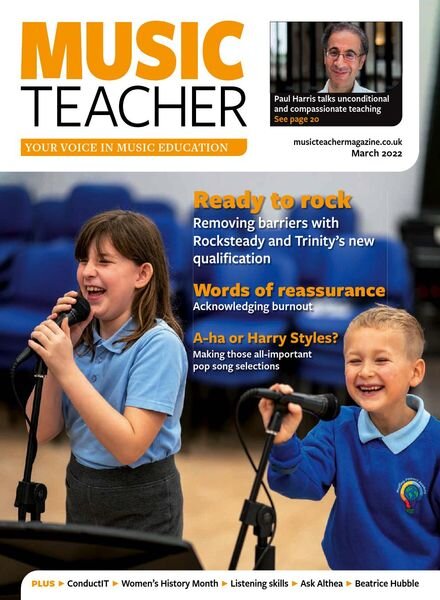 Music Teacher – March 2022 Cover