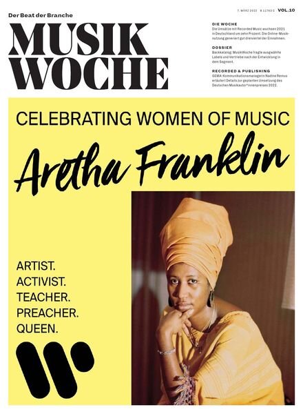 MusikWoche – 07 Marz 2022 Cover