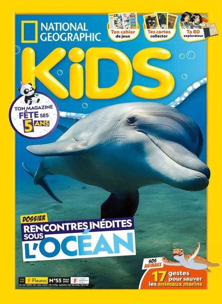 National Geographic Kids France – Mars 2022 Cover