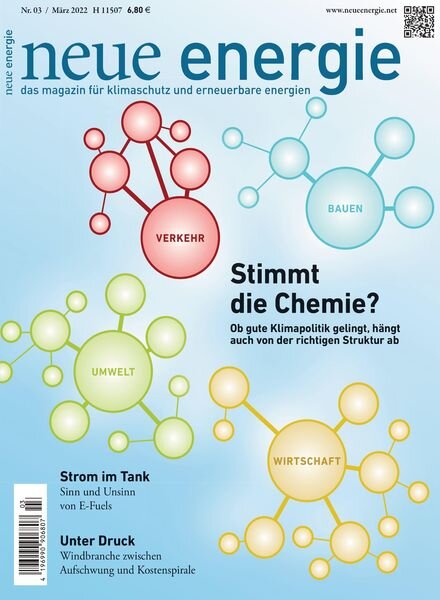 neue energie – Marz 2022 Cover