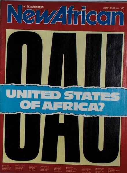 New African – June 1981 Cover