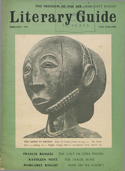 New Humanist – The Literary Guide February 1955 Cover
