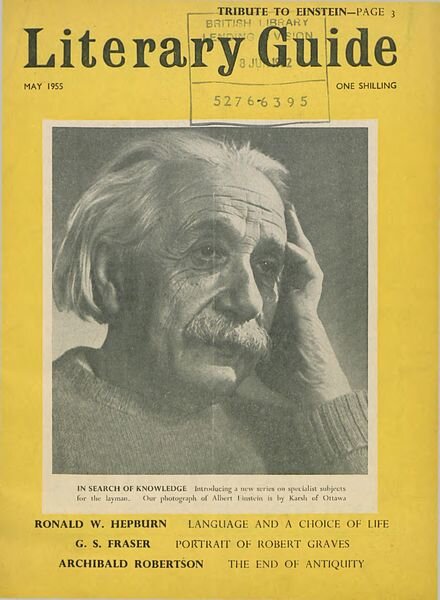 New Humanist – The Literary Guide May 1955 Cover
