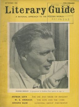 New Humanist – The Literary Guide September 1955