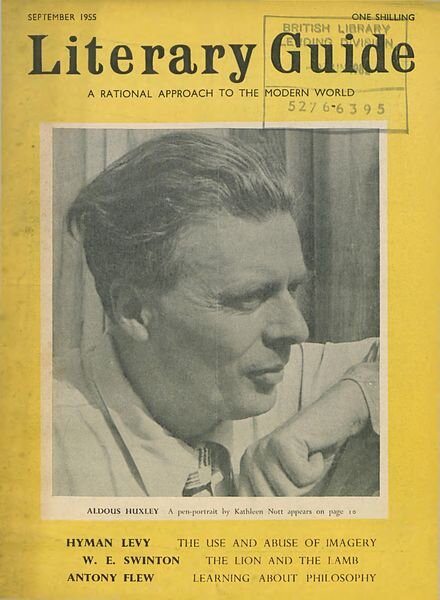 New Humanist – The Literary Guide September 1955 Cover