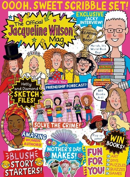 Official Jacqueline Wilson Magazine – Issue 197 – March 2022 Cover