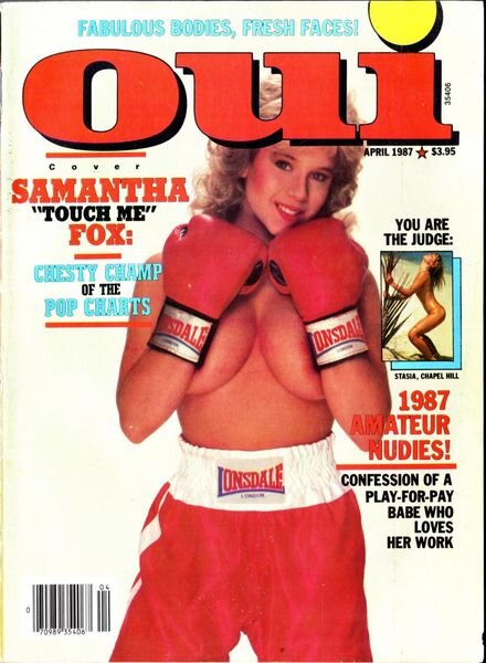 Oui – April 1987 Cover