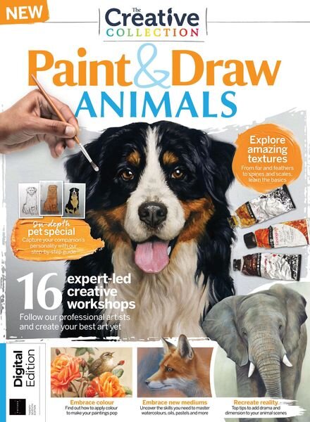 Paint & Draw – Animals – February 2022 Cover