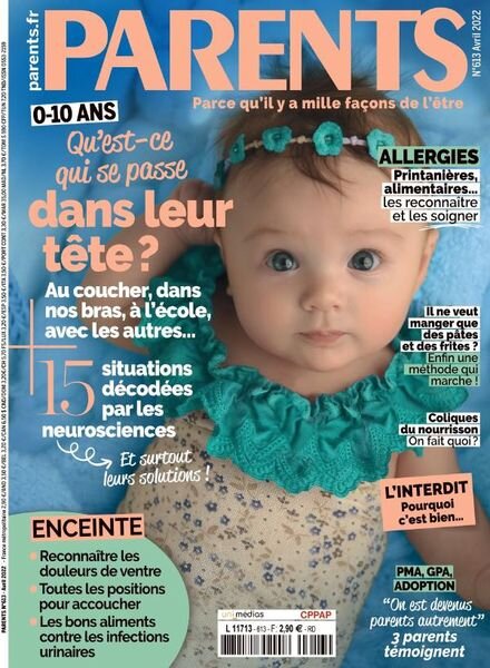Parents France – Avril 2022 Cover