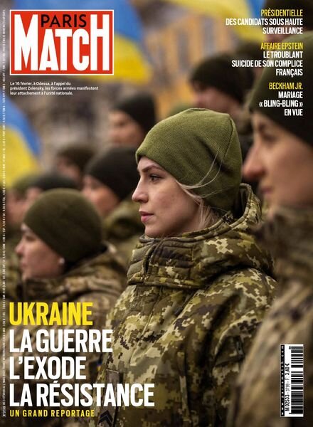 Paris Match – 24 fevrier 2022 Cover