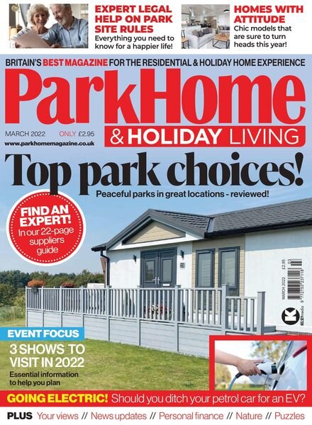 Park Home & Holiday Caravan – March 2022 Cover