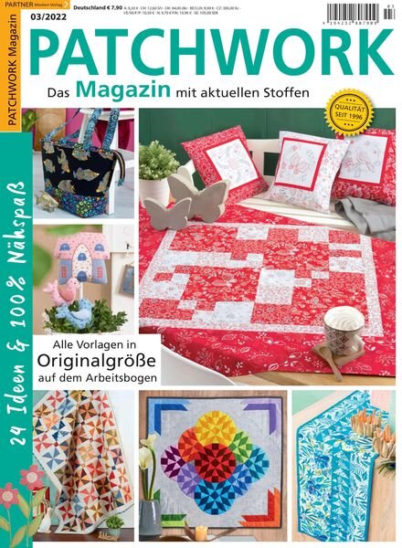Patchwork Magazin – Marz 2022 Cover
