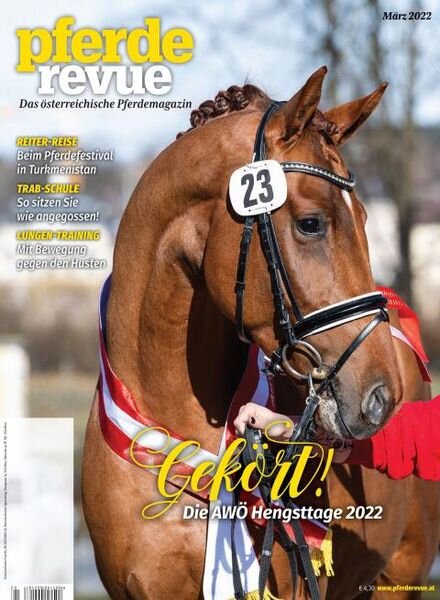 Pferderevue – Marz 2022 Cover