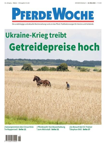 PferdeWoche – 23 Marz 2022 Cover