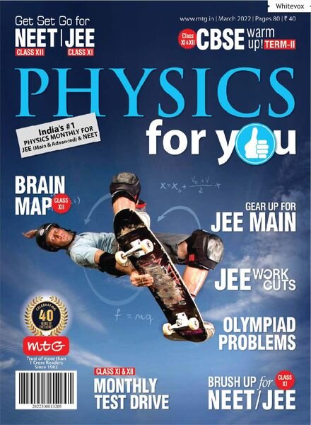 Physics For You – March 2022 Cover