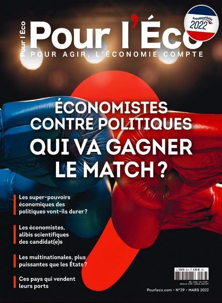 Pour l’eco – Mars 2022 Cover