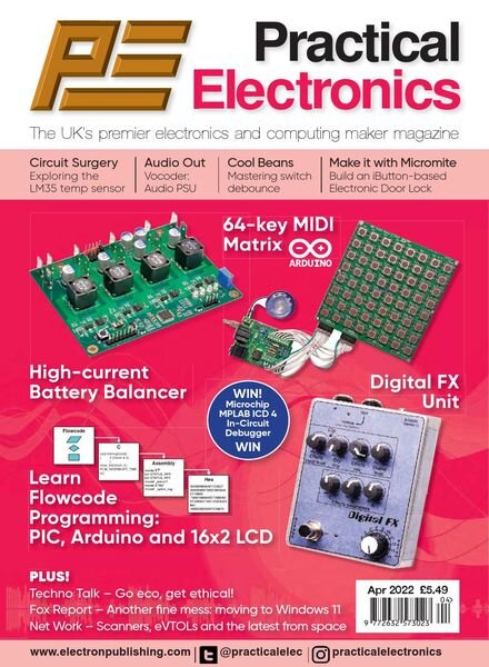Practical Electronics – April 2022 Cover