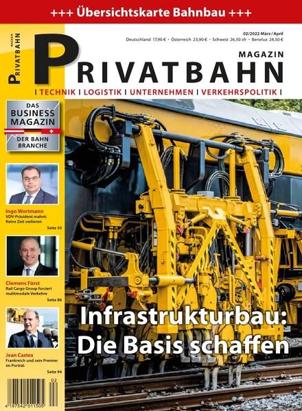 Privatbahn Magazin – Marz-April 2022 Cover