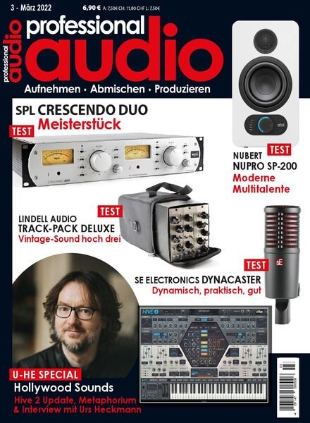 Professional Audio – Marz 2022 Cover