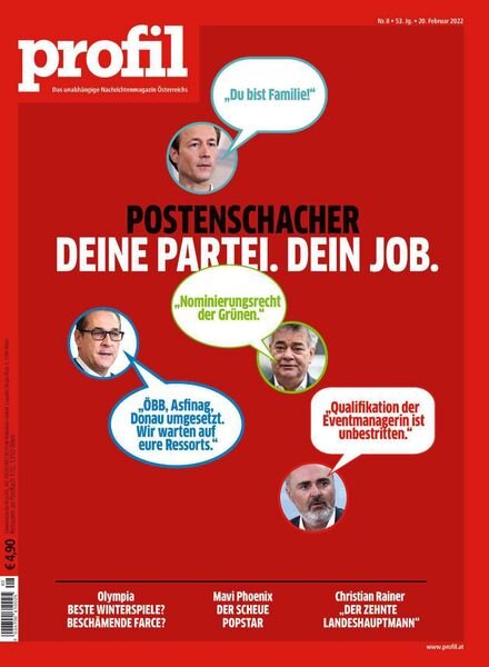 profil – 20 Februar 2022 Cover