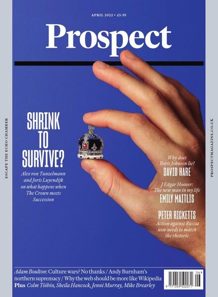 Prospect Magazine – April 2022 Cover