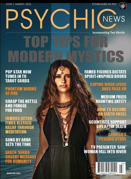 Psychic News – March 2022 Cover