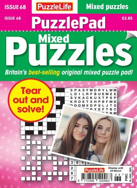 PuzzleLife PuzzlePad Puzzles – 24 February 2022 Cover